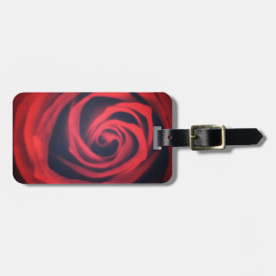 Nahes hohes der Roten Rose Gepäckanhänger