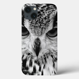 Nahes hohes Porträt der eurasischen Eagle-Eule iPhone 13 Hülle
