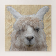 Nahes Puzzle: Alpaca aus Peru