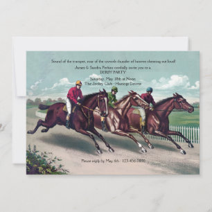 Nahes Rennen Derby Einladung