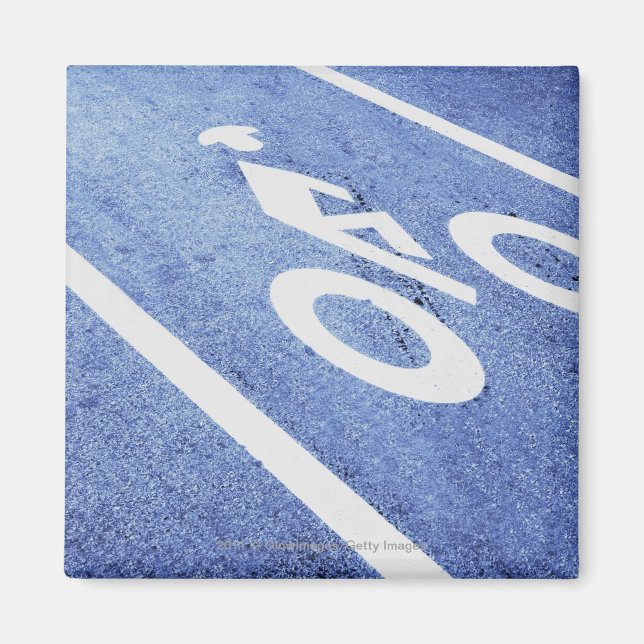 Nahes Schild auf der Straße Magnet (Vorne)