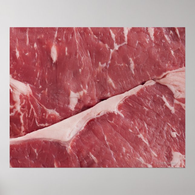 Nahes Steak Poster (Vorne)
