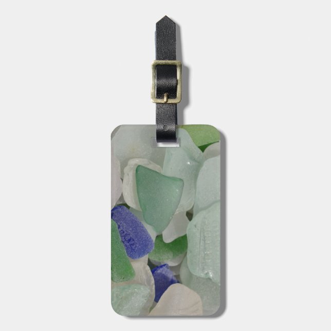 Nahes Strandglas, Alaska Gepäckanhänger (Vorderseite vertikal)