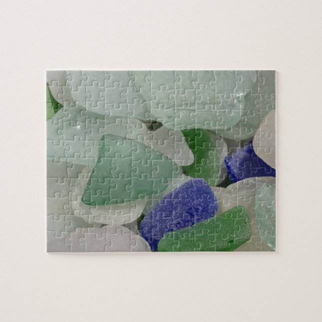 Nahes Strandglas, Alaska Puzzle (Horizontal)