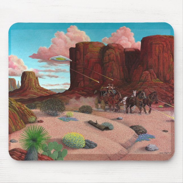 Nahes Treffen Mousepad (Vorne)