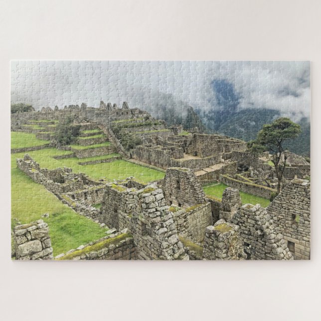 Nahes Up Foto von Machu Picchu Puzzle (Horizontal)