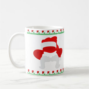 Nahestehende ein gesegnetes Weihnachten. Kaffeetasse