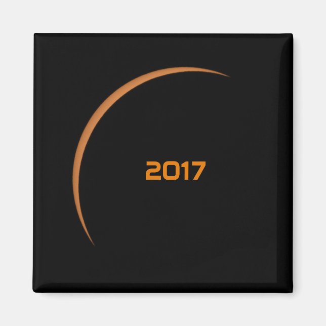 Nahezu max. 2017 Teilsolarexposition Magnet (Vorne)