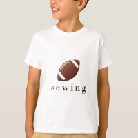 Nähfußball Witziger Unglaublich witzig T - Shirt