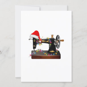 Nähgeschenk   Frohe Weihnachten Nähliebhaber Einladung