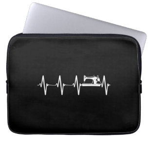 Nähherei Herzschlag Laptopschutzhülle