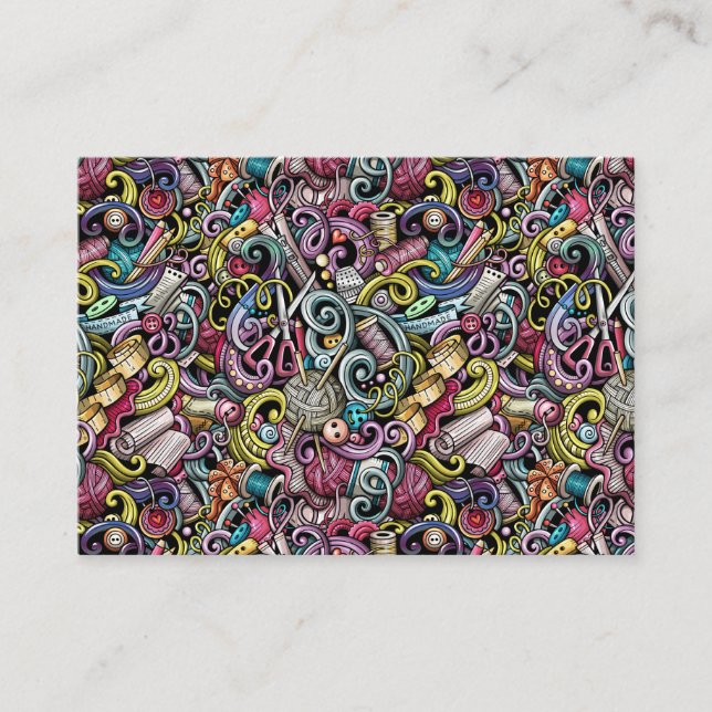 Nähknitterschutzkarte Version 1 Begleitkarte (Vorderseite)