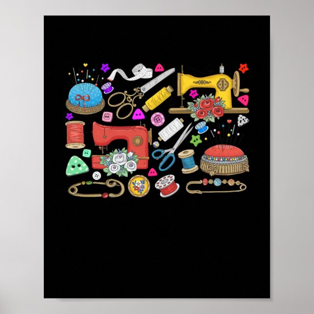 Nähkollektion Poster (Vorne)