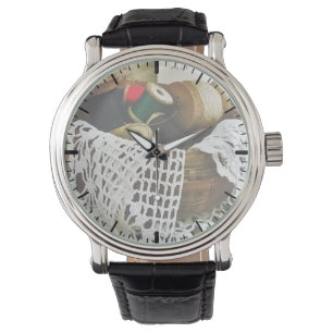 Nähkörbe mit Thread und Spitze Armbanduhr
