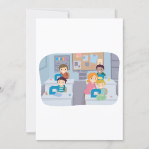Nähkurs für Kinder - Spaß beim Handarbeiten und Le Einladung