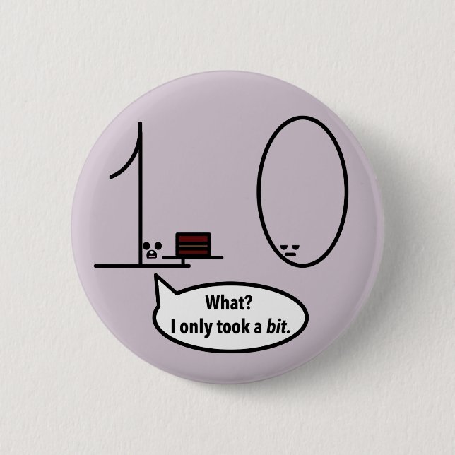 Nahm nur ein Stückchen Button (Vorderseite)