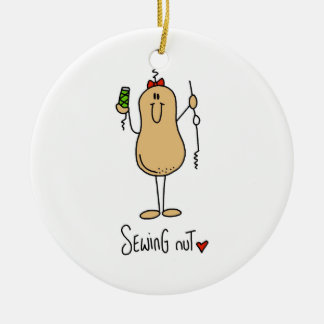 Nähmangen von T - Shirt und Geschenken Keramik Ornament