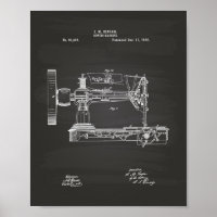 Nähmaschine 1866 Patentenkabine