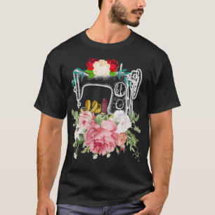 Nähmaschine Blumensägemaschine Geschenk für Blume T-Shirt