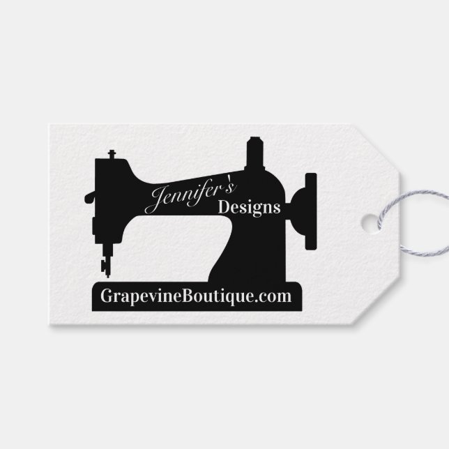 Nähmaschine für Seamstress-Quilternähte Geschenkanhänger (Vorderseite (Horizontal))