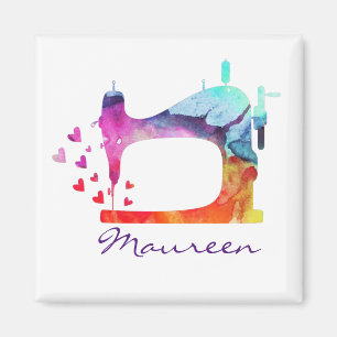 Nähmaschine für Wasserfarben Magnet