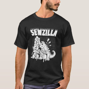 Nähmaschine - Handfahrzeug-Kanalheftung T-Shirt