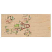 Nähmaschine Holz USB