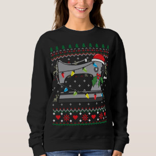 Nähmaschine Nähen Schneider Schneider Weihnachtssc Sweatshirt
