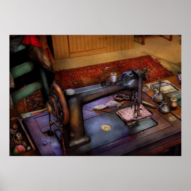 Nähmaschine - Nähprojekt Poster (Vorne)