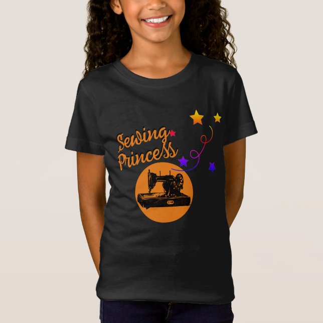 Nähmaschine Princess T - Shirt Vintag (Vorderseite)