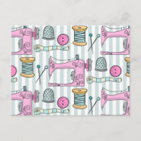 Nähmaschine - rosa Handarbeit nähen