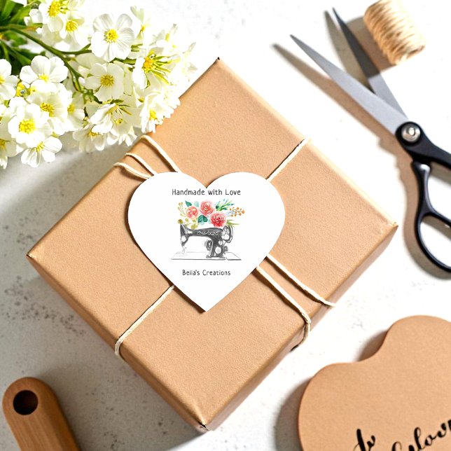 Nähmaschine Schwarz-weißer Dressmaker Sticker (Von Creator hochgeladen)