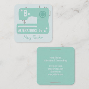 Nähmaschine Seamstress Schneider Visitenkarte