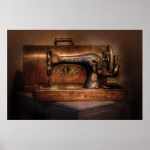 Nähmaschine - Singer Poster