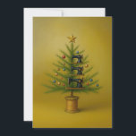 Nähmaschine Weihnachtsbaum Happy Crafty Xmas Feiertagskarte<br><div class="desc">Feiern Sie ein handwerkliches Weihnachten mit diesem antiken Nähmaschine Weihnachtsbaum!</div>