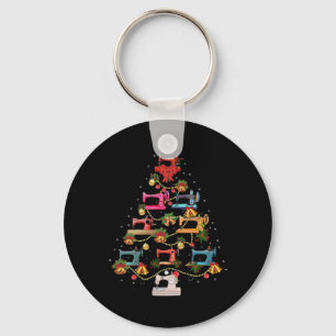Nähmaschine Weihnachtsbaum Schlüsselanhänger