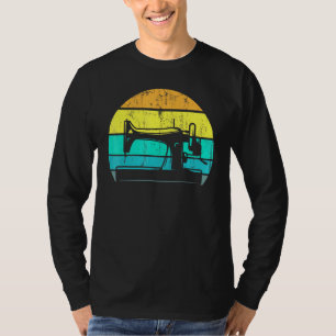 Nähmaschinengewebe Steppabsaugung Retronähe T-Shirt