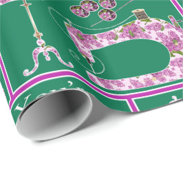 Nähmaschinenkleid Form Mütter Tag Geburtstag Geschenkpapier