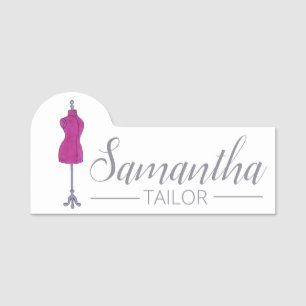 Nähmaschinenverkleidung Mannequin Boutique Shop Namensschild