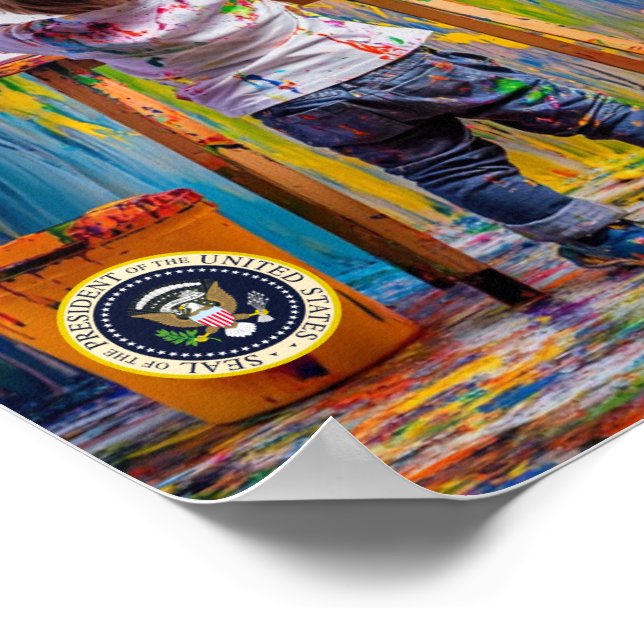 Nahost-Missionskarte Poster (Ecke)