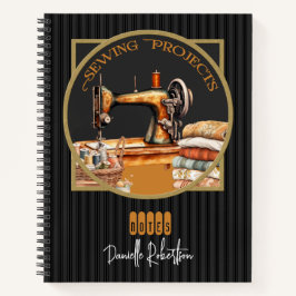 Nähprojekte Vintag Notizbuch