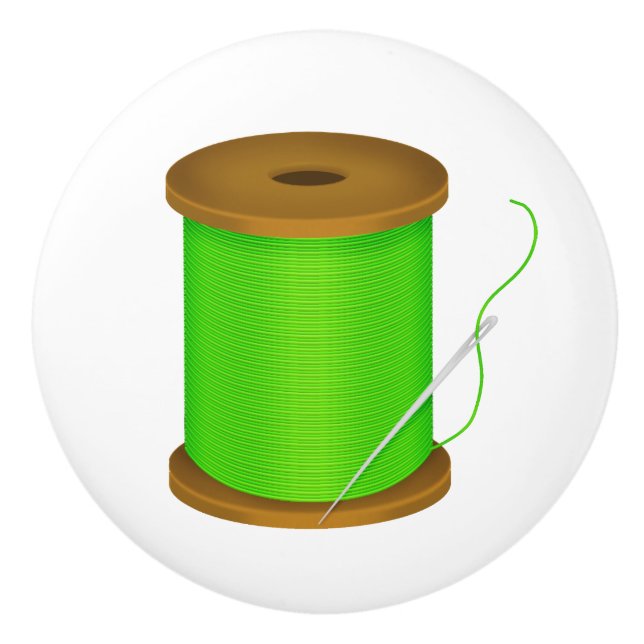 Nähraum-Keramik-Knob - SRF Keramikknauf (Vorderseite)