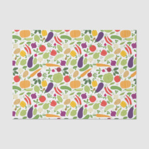 Nahrung auf einem weißen Hintergrund Seidenpapier