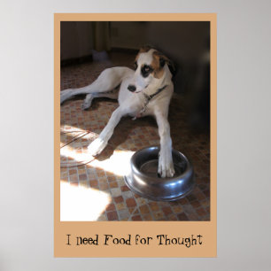 Nahrung für Gedanken Poster