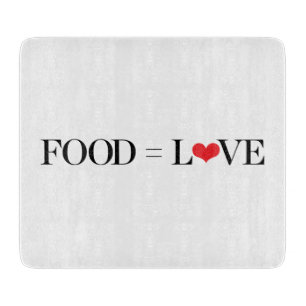 Nahrung = Liebe Schneidebrett