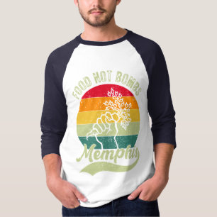 Nahrung nicht Bomben Memphis Playera T-Shirt