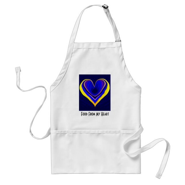 Nahrung von meiner Herz-Geschenk-Schürze Schürze (Vorne)