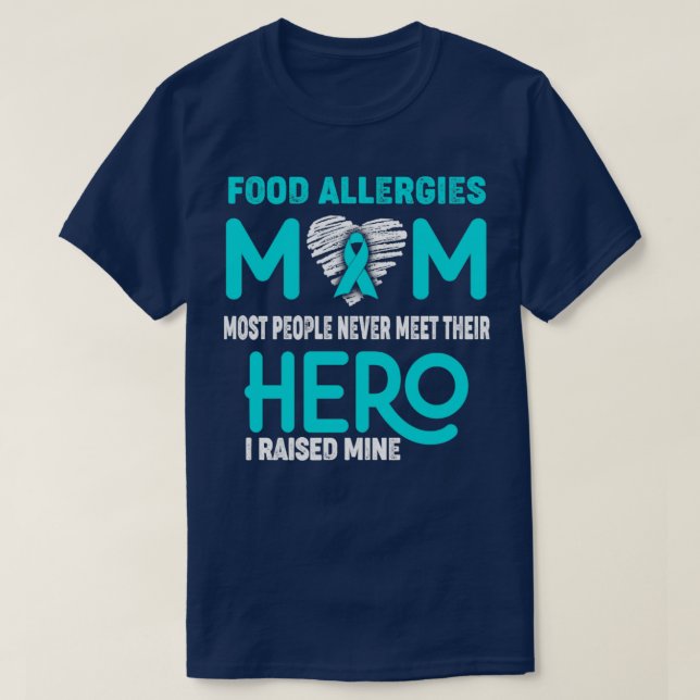 Nahrungsallergie-Mama Die meisten Menschen treffen T-Shirt (Design vorne)