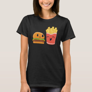 Nahrungskäseseburger und Friesen Kinder T-Shirt