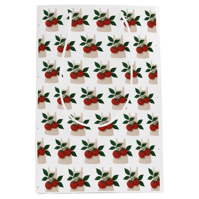 Nahrungsliebhaber Geschenktasche Mittlere Geschenktüte (Vorderseite)